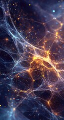 Wall Mural - Abstract cosmic network