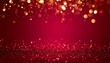 © chocoPhotos - 華やかな赤のグラデーションと光の粒Generated image