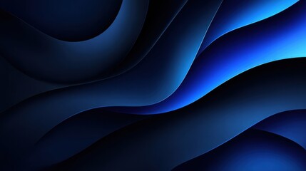 Wall Mural - Dark Blue Abstract Background Design