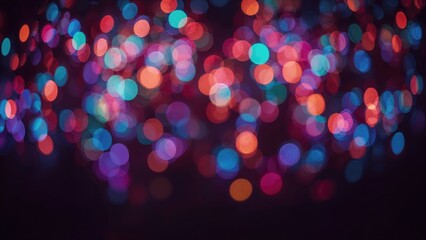 Wall Mural - abstract texture featuring soft multicolor bokeh lights