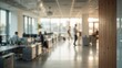 © AkuAku - Gorgeous soft-focus business area background - indoor office