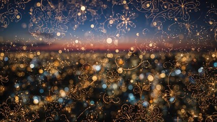 Wall Mural - Attractive dreamy light effect