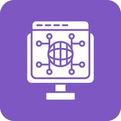Wall Mural - internet connection icon