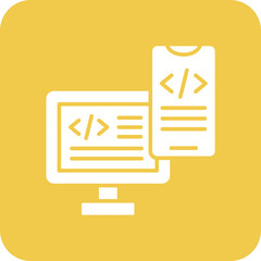 Wall Mural - responsive design icon