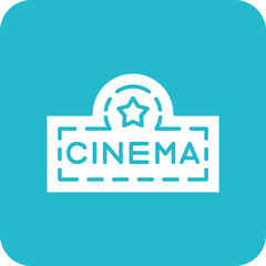 Wall Mural - cinema icon