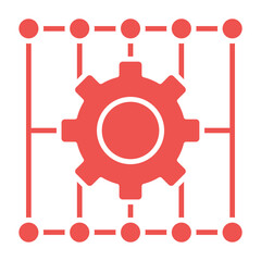 Wall Mural - Connection Icon