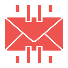 Wall Mural - email icon