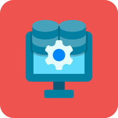 Wall Mural - Hosting services Icon