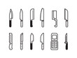© Maharun - Cutting Knife Block Minimalist 2D Design
