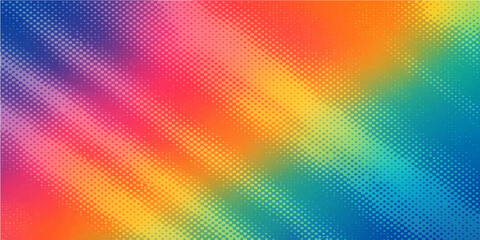 Wall Mural - abstract geometric rainbow pattern with colorful light and lines creates a bright wallpaper backdrop