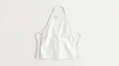 © Studio HK - Blank white apron with strap mockup, top view