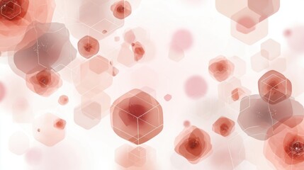 Wall Mural - Abstract Background Design with Geometric Shapes and Soft Colors