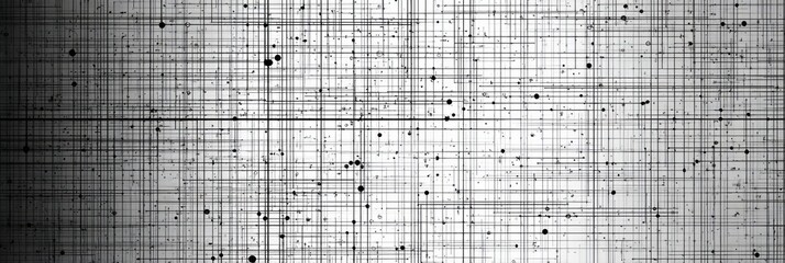 Wall Mural - Abstract Black and White Textured Background with Grunge Style Lines