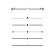 © Md Shahid  - Set of Vintage decorative lines. text dividers. Line border. Lines separators, Borders, Vintage dividers, Underline elements. Divider set vector. Vector illustration.Line dividers.
