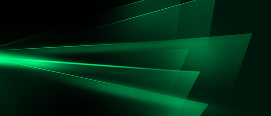 Wall Mural - modern green square tech corporate abstract technology background