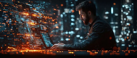 Cyberpunk Programmer: Night City Coding