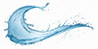 © MDShafaat - realistic 3d smooth liquid clean water splash in different color and curve style isolated on transparent background