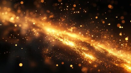 Wall Mural - stunning abstract galaxy background with golden sparkles and starry texture for composition and desi
