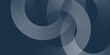 © PRIAM - Elegant abstract golden geometric lines on dark blue background. Glowing gold circle lines pattern.