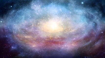 Wall Mural - Abstract universe background with stars and nebula. Space and stars.