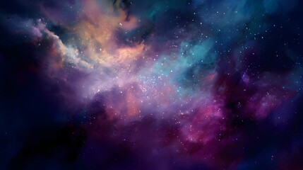 Planets and galaxy, science fiction wallpaper. Beauty of deep space. Billions of galaxies in the universe. Abstract space background for meditation.