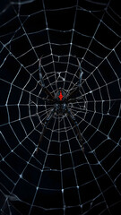spider and web