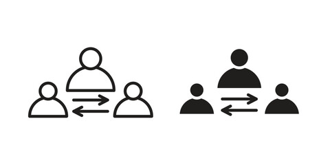 Third party icon vector design element logo template