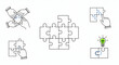 © Umiama - 'Vibrant Multicolored Puzzle Pieces for Diversity and Creative Collaboration'