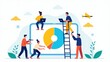 © mas - Diverse team collaborates on data visualization