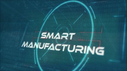 Smart Manufacturing words in Techno Sci-Fi