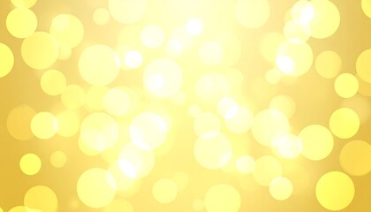 Wall Mural - luminous gold bokeh background with soft, glowing circles and sparkling defocused lights. elegant ab