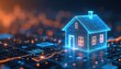 © Pete - AI system optimizes real estate investment strategies analyzing market conditions, buyer preferences. Futuristic platform utilizes data for property trends, offering smart solutions, futuristic