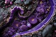 © DC - Intricate Purple Rock Formation