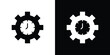 © Pop - Time management icon collection. Black and white filled vector illustration.