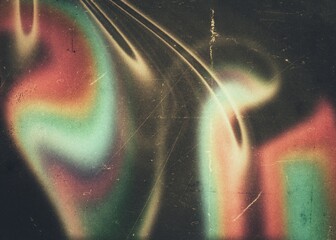 Wall Mural - abstract grainy light leaks photo overlay effect, film grain texture filter with scratches noise dus