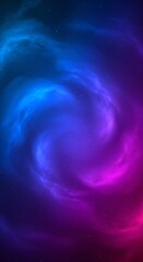 Wall Mural - colorful bright nebula with stars in deep space. cosmic sky digital illustration. gradient galaxy ba