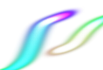 Wall Mural - abstract glowing grainy light leaks photo overlay effect cutout on transparent background, film grai