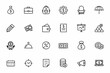 © md - Student Budgeting Icon Pack – Cute and Simple Line Art Illustrations for Education Platforms