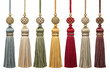 © Aqsa Shafique - Elegant Tassel Collection Variety of Colors and Textures for Crafts and Decor Isolated On Transparent Background