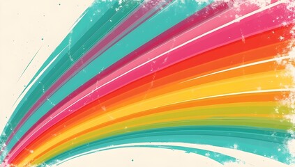 Wall Mural - abstract colorful striped background