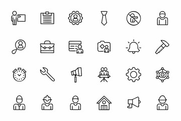 Wall Mural - A business-oriented bundle for employer branding and headhunting outreach efforts. Useful for job fairs, company recruitment pages, and employer profiles