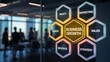 © Graphics_Bazaar - Illuminating Business Growth Visualizing success through strategy sales leads and marketing in a modern office with