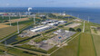 © Sepia100 - massive data center, computing center, aerial video in the Eemshaven, The Netherlands.