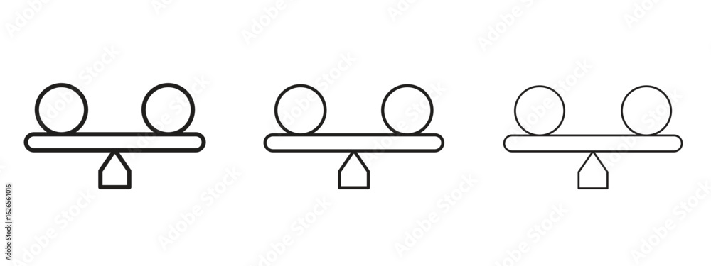 Stability Sign Stability icon linear style sign for mobile concept and web design ...