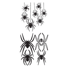 Spooky Spider Silhouettes