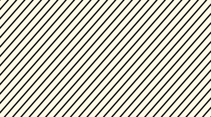 Wall Mural - Minimal diagonal black lines on off-white background. Seamless abstract striped pattern for wallpapers, textiles, web design, posters, and modern graphic templates