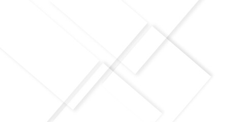 Wall Mural - abstract white background design with layers of textured white transparent material in triangle and 