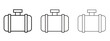 © Pop - Sewerage tank icon. Hand drawn minimalism style vector illustration