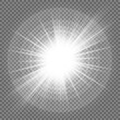 © Andrey - Glow light effect. Star burst with sparkles.Sun. Vector illustration