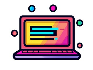 Digital coding action home office graphic illustration modern environment creative viewpoint technology concepts